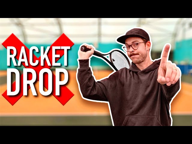 DON'T Drop Your Racket On Your Serve #tennis