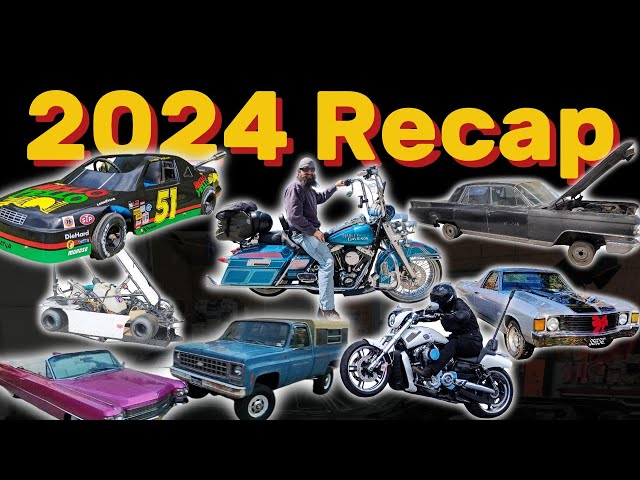 Cars, Trucks, Motorcycles, go-Karts and Cross country road trips. 2024 was fun!