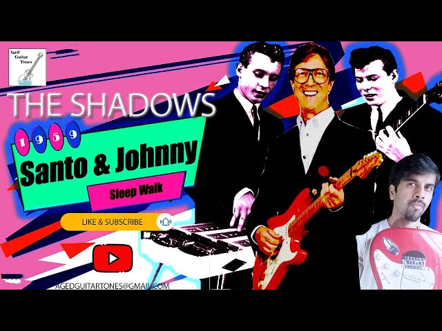 Sleepwalk - The Shadows 1961 Instrumental Guitar Cover 🎸 Santo & Johnny Joe Satriani Hank Marvin