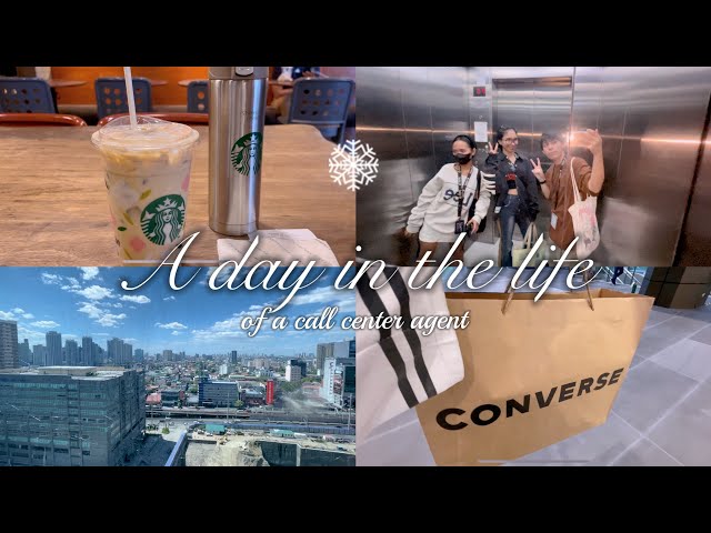 My day at work | bpo | call center agent | vlog | shopping | a day in the life