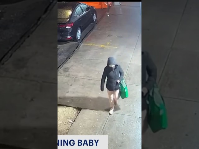 Baby Abandoned in Shopping Bag In New York  #youtubeshorts