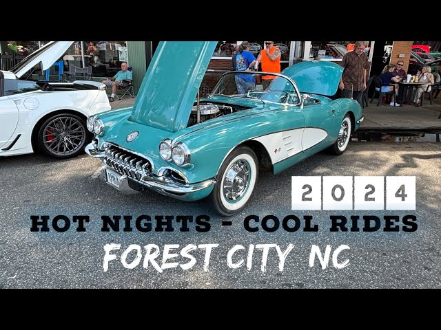 Hot Nights Cool Rides Forest City Car Show coverage by Carolina Car Shows