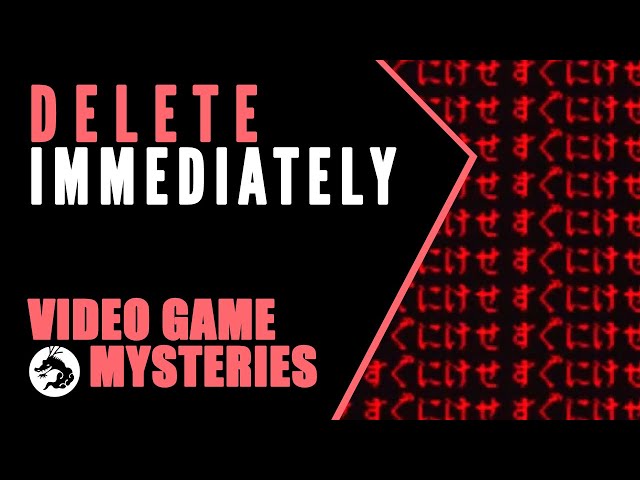 Video Game Mysteries: Shin Megami Tensei II - Sugu ni Kese (Delete Immediately)