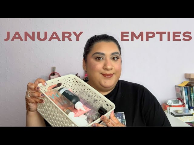 T R A S H // January beauty empties!