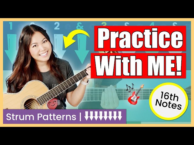 Practice With Me! | Strumming Patterns - DDDDDDDD | How to Practice Strumming | Daily Warm Up! 🎸