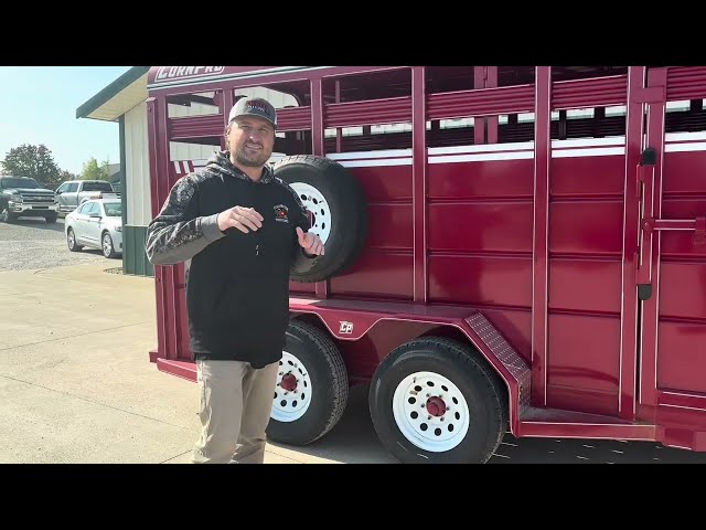 CornPro Steel Bumper Pull Livestock Trailer