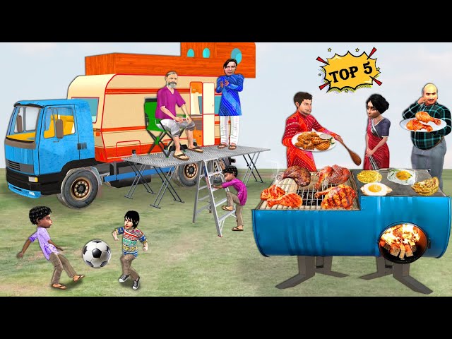 Wooden Stove Chicken Cooking Van House Desi Jugad Hindi Kahaniya Hindi Stories Hindi Moral Stories