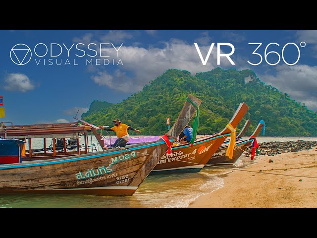 Thailand Island Adventure Virtual Tour | VR 360° Travel Experience Krabi Phuket Thailand Beach