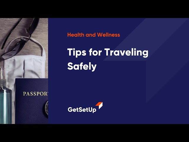 Tips for Traveling Safely,  Classes designed for older adults.