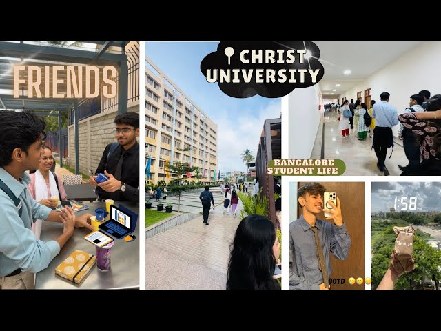 Christ University Bangalore Vlog || Student life ✨|| @akashskyvlogs