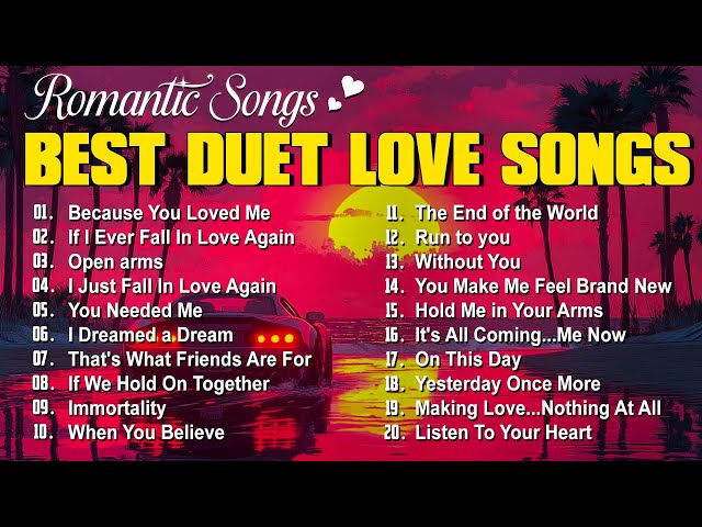 The Best Duet Love Songs Collection 70s 80s - David Foster, James Ingram, Kenny Rogers, Anne Murray