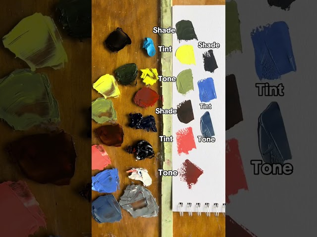 Colour theory 101: Tint, tone, shade