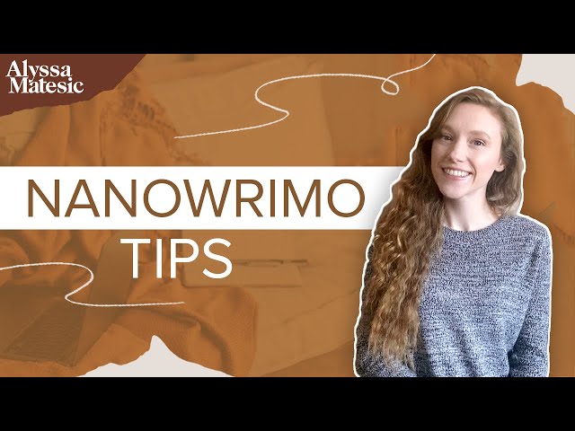 NaNoWriMo Tips from a PROFESSIONAL BOOK EDITOR