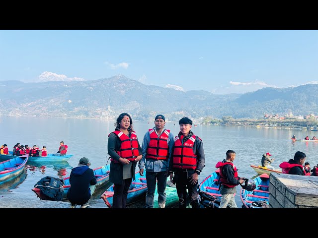 Happy moment 2024 last and new year 2025 pokhara lakeside