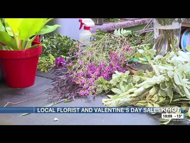 Florist preparations for Valentine’s Day begin well before the holiday