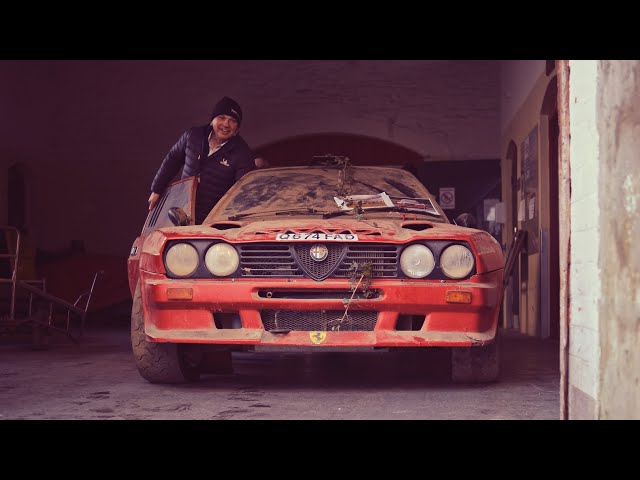 Alfa Ferrari Seen In Brecon After 28 Years Andy Burton #rallycar @britishrallymedia