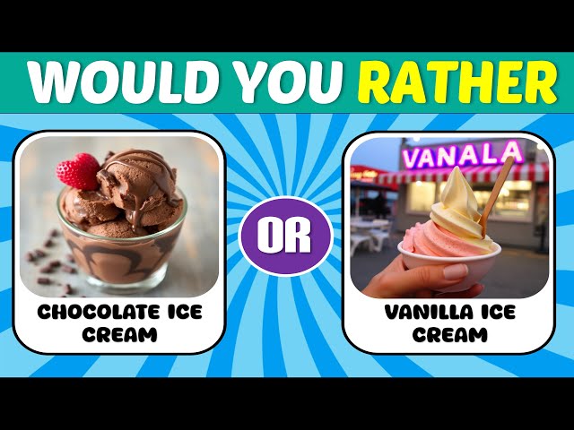 WOULD YOU RATHER? 🍔 JUNK FOOD VS. 🥦 HEALTHY FOOD – PICK YOUR SIDE!