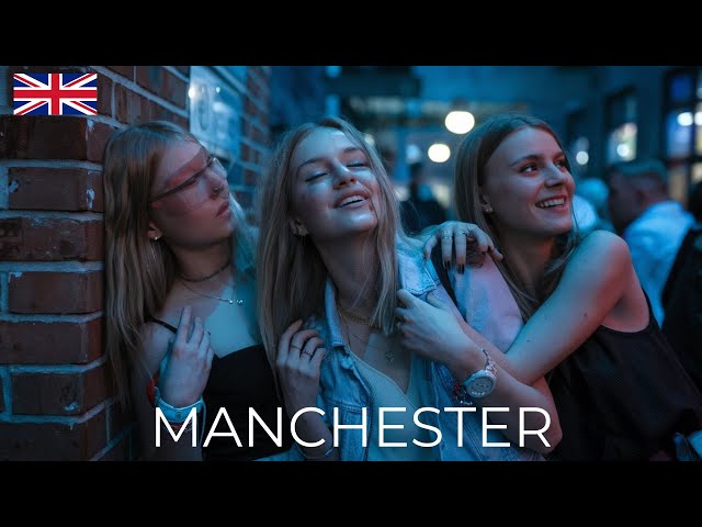 Manchester nightlife UK 4K | English Girls After Dark 💯