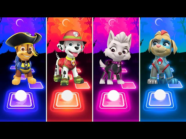 Paw Patrol Tiles Hop EDM Rush | Chase 🆚 Marshall 🆚 Sweetie 🆚 Ella | Tiles Hop EDM Rush