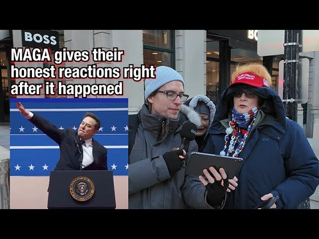 Asking MAGA about Elon Musk's "Salute" at the DC Inauguration