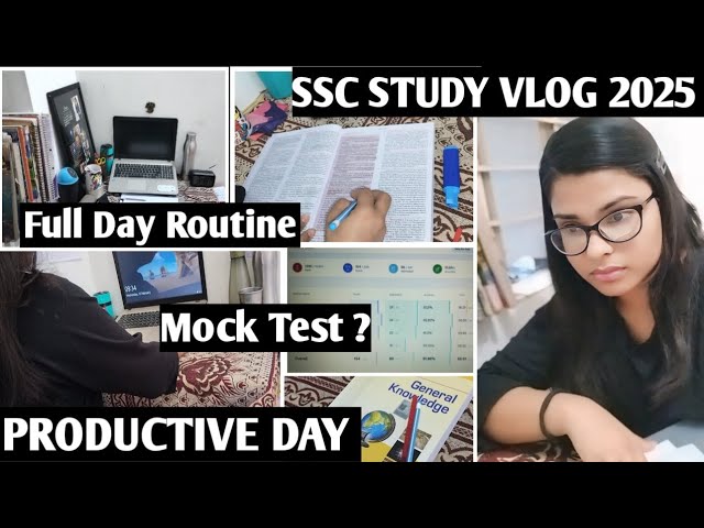 Restarting  📚 ✨ after failure :- SSC CGL ✅ STUDY VLOG  #ssccglmotivation