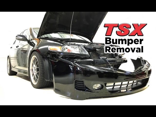 2004-08 Acura TSX front bumper removal - DIY