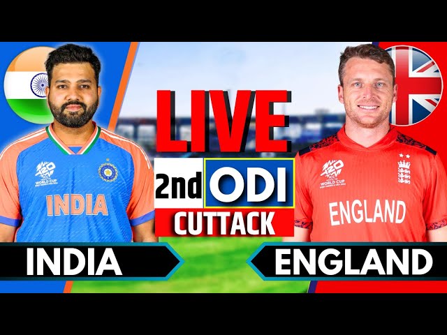 India vs England, 2nd ODI | Live Cricket Match Today | IND vs ENG Live Match Today | Last 18 Overs