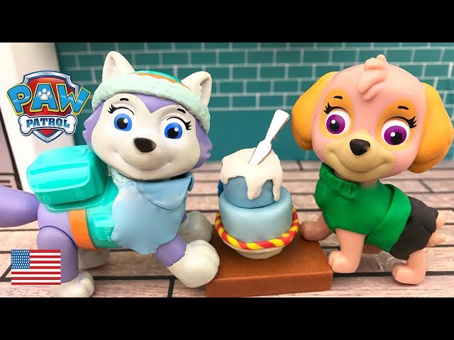 Paw Patrol Full Episodes Skye and Everest Bake a Pokemon Birthday Cake Surprise