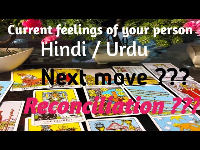 Hindi / Urdu _ CURRENT FEELINGS OF YOUR PERSON ❤️  RECONCILIATION??  #whowillyoumarry #fairytales