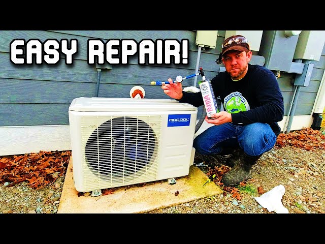 Fixing a Mr. Cool DIY Mini-Split - Not Heating/Cooling - Low Refrigerant