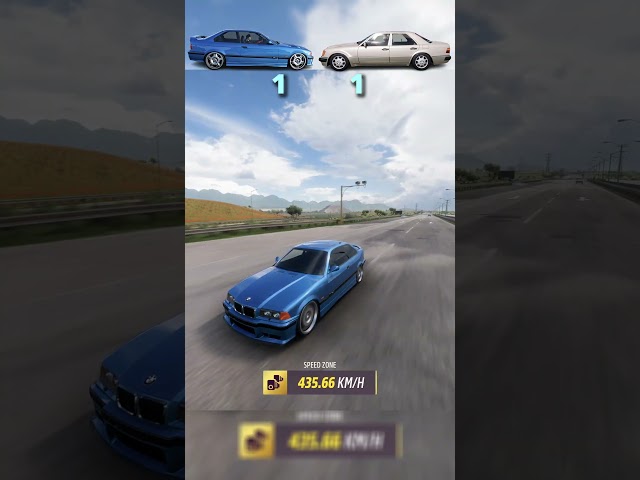 1997 BMW M3 VS 1992 MERCEDES BENZ 500 E -FORZA HORIZON 5