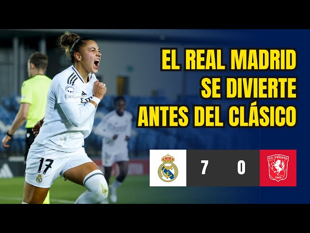 REAL MADRID 7-0 Twente | La MAYOR GOLEADA merengue en CHAMPIONS | ¿Cambia algo para el CLÁSICO?