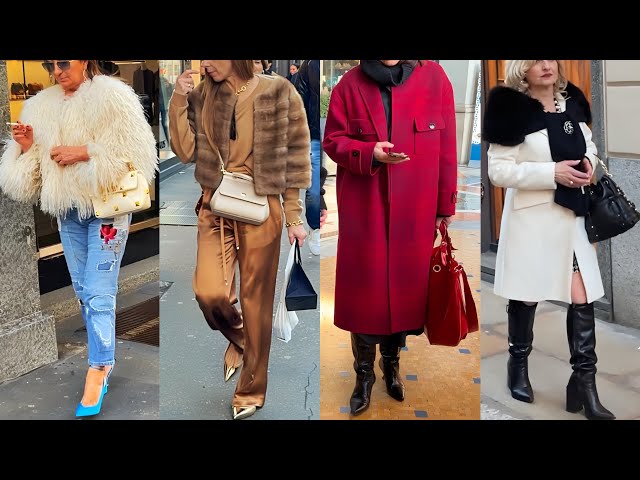 NEW OUTFITS FASHION INSPIRATION BY ITALIAN STREET FASHION FEBRUARY 2025 | MILAN SHOPPING TRENDS