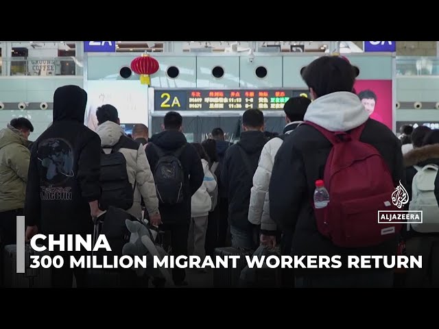 China’s workforce in motion: 300 million migrant workers return after holiday