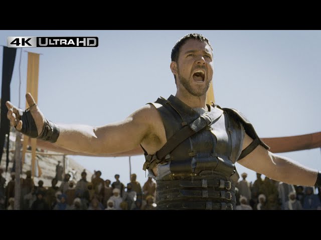 Gladiator 4K HDR | Are You Not Entertained