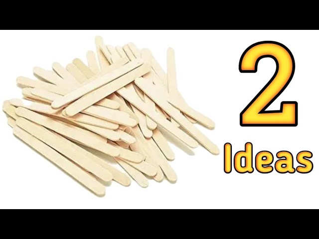 2 Amazing Craft ideas with ice cream Sticks| Ice Cream Sticks craft ideas| Popsicle sticks organizer