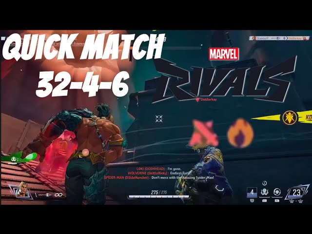 Marvel Rivals Quick Match 32-4-6 Namor Shines Season 0