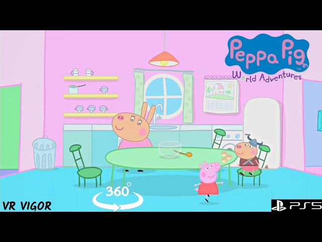 PEPPA PIG MAKING CUPCAKES #peppapigenglish #ps5games #360vr