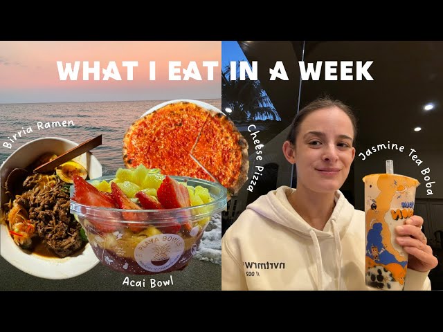 what I eat in a week | fueling for success & job searching