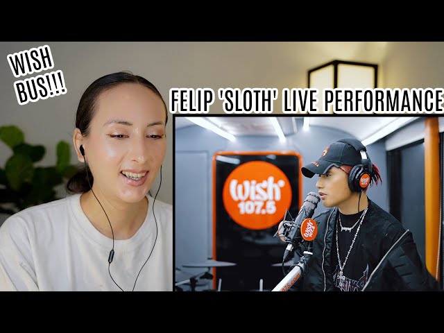 FELIP performs "sloth" LIVE on Wish 107.5 Bus REACTION