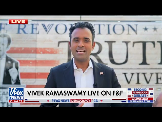 Vivek Ramaswamy on Fox News' Fox & Friends 9.2.23