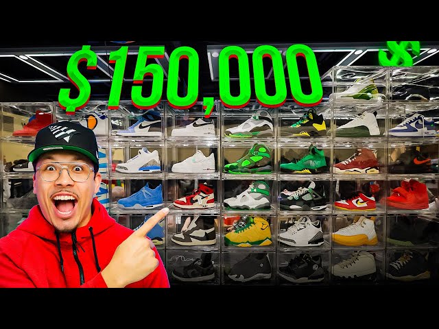 Displaying Over $150,000 In Shoes At Sneaker Con Seattle