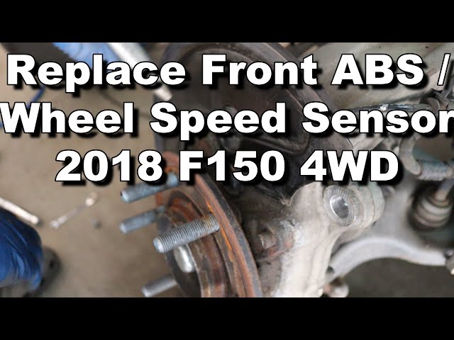 Replace Ford F150 Front ABS Wheel Speed Sensor