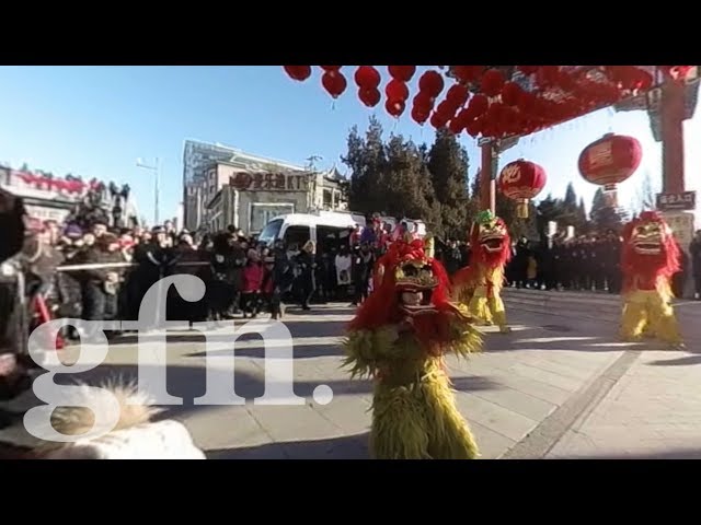 Chinese New Year Festival Carnival - 360 VR Video