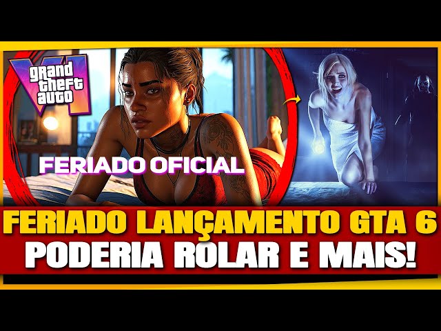 FERIADO no LANÇAMENTO do GTA 6 e Halloween no GTA 5! / Until Dawn Remake DECEPCIONA? e Mais!