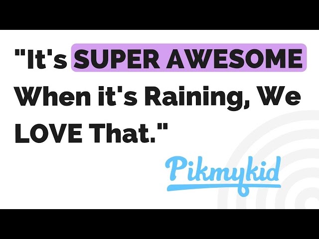 It's Super Awesome When it's Raining, We Love That - Pikmykid Testimonial from FETC 2022