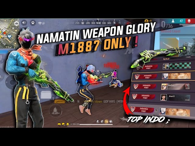 TAMAT ! Aku Berhasil Namatin Weapon Glory Dari Top Kota Sampai Jadi Top Indonesia M1887 - BR RANGKED