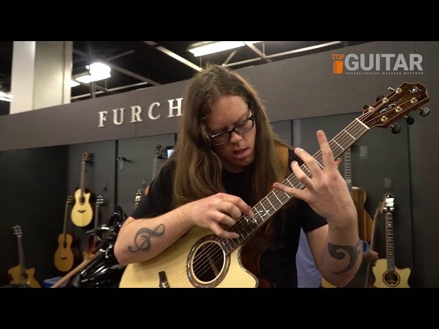 Adrian Bellue - Lovely Fingerstyle Playing Furch Acoustic Guitar @ NAMM 2019 | TopGuitar