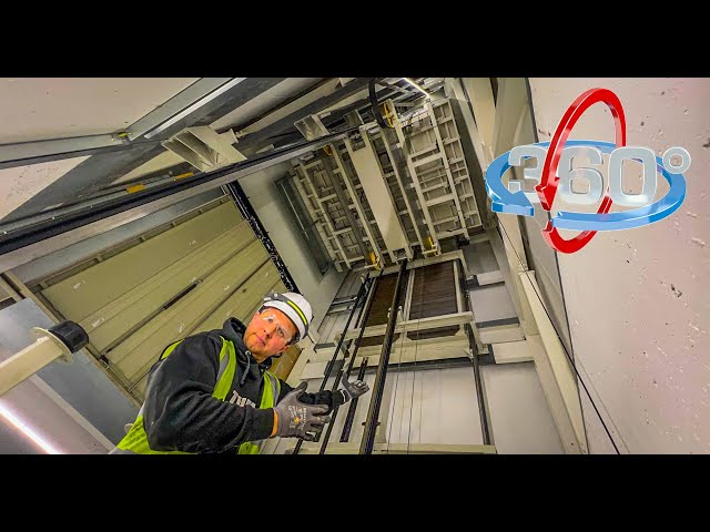 Journey Inside a 10-Tonne Elevator Shaft 🏗️ | Exclusive Virtual Tour! [ 5.7K, 360VR ]