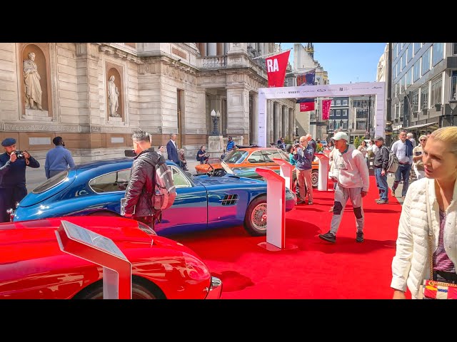 The World’s GREATEST Cars at Concours on Savile Row in Mayfair, London | 4K HDR